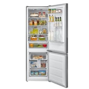Midea No-Frost Bottom Freezer Refrigerator, 310 Liters, Silver- MDRB424FGN46