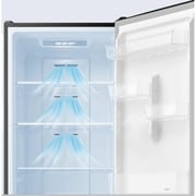 Midea No-Frost Bottom Freezer Refrigerator, 310 Liters, Silver- MDRB424FGN46