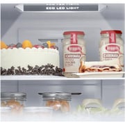 Midea No-Frost Bottom Freezer Refrigerator, 310 Liters, Silver- MDRB424FGN46