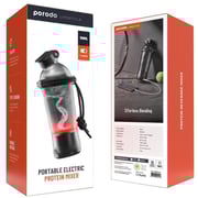 Porodo 1 Pc Protein Shaker Bottle Black