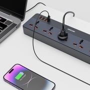 Green Lion GNGS250PSBK Power Extension Socket 2500W