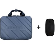 Smartix Premium Laptop Bag Designer Blue 16Inch + Wireless Mouse