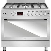 Ocean Gas Cooker 4 burners + 1 triple Burner 90cm , stainless steel - OCGR 9650-17IP
