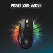 Rapoo Wired/Wireless Gaming Mouse Black