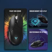 Rapoo Wired/Wireless Gaming Mouse Black