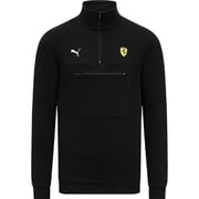 Ferrari Quarter Zip Sports T-shirt Black Large