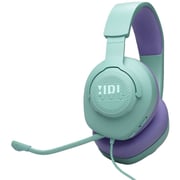JBL QUANTUM 100 M2 Wired Over Ear Gaming Headset Cyan