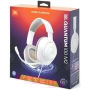JBL QUANTUM 100 M2 Wired Over Ear Gaming Headset White