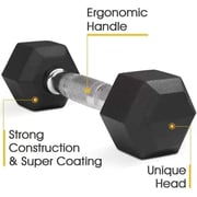 Sparnod Fitness Hex Dumbbells SDH-17.5_PAIR