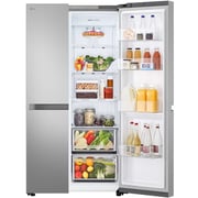 LG LinearCooling Side by Side Refrigerators Silver - GR-B267KLJW