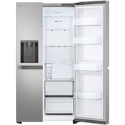 LG Side By Side Refrigerator Platinum Silver 684L Gross - GR-L267KLKW