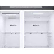 LG Side By Side Refrigerator Platinum Silver 684L Gross - GR-L267KLKW