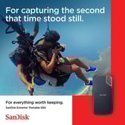 SanDisk Extreme Portable Solid State Drive USB3.2 8TB Black SDSSDE61-8T00-G25