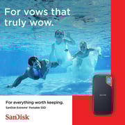 SanDisk Extreme Portable Solid State Drive USB3.2 8TB Black SDSSDE61-8T00-G25
