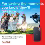 SanDisk Extreme Portable Solid State Drive USB3.2 8TB Black SDSSDE61-8T00-G25