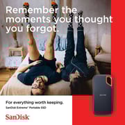 SanDisk Extreme Portable Solid State Drive USB3.2 8TB Black SDSSDE61-8T00-G25