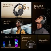 Oraimo OHP-317 BoomPop Lite Over-Ear Wireless Headphones Speed Black