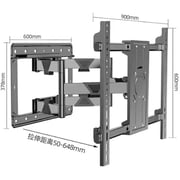 Precision Mount Series: Universal Heavy-Duty Adjustable TV Wall Bracket for 75-120 Inch Screens