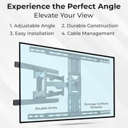 Precision Mount Series: Universal Heavy-Duty Adjustable TV Wall Bracket for 75-120 Inch Screens