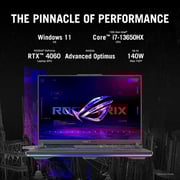 ASUS ROG Strix G16 Gaming (2023) Laptop - 13th Gen / Intel Core i7-13650HX / 16inch FHD / 1TB SSD / 16GB RAM / NVIDIA GeForce RTX 4060 Graphics / Windows 11 / English Keyboard / Eclipse Gray / International Version - [G614JV-AS74]