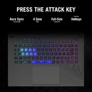 ASUS ROG Strix G16 Gaming (2023) Laptop - 13th Gen / Intel Core i7-13650HX / 16inch FHD / 1TB SSD / 16GB RAM / NVIDIA GeForce RTX 4060 Graphics / Windows 11 / English Keyboard / Eclipse Gray / International Version - [G614JV-AS74]