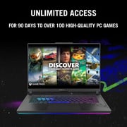 ASUS ROG Strix G16 Gaming (2023) Laptop - 13th Gen / Intel Core i7-13650HX / 16inch FHD / 1TB SSD / 16GB RAM / NVIDIA GeForce RTX 4060 Graphics / Windows 11 / English Keyboard / Eclipse Gray / International Version - [G614JV-AS74]