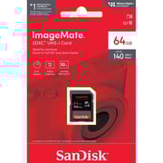 SanDisk Memory Card UHS-I 64GB Black SDSDUN4-064G-AW6KN