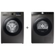 Samsung Front Load Washer 9kg WW90TA046AXS + Front Load Dryer 8kg DV80T5220AX/SG