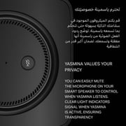 Yasmina Max AI Enabled Smart Bluetooth Speaker Black