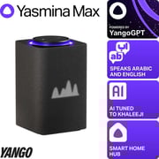 Yasmina Max AI Enabled Smart Bluetooth Speaker Black