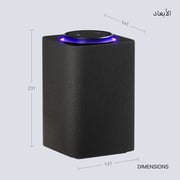 Yasmina Max AI Enabled Smart Bluetooth Speaker Black