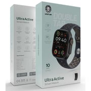 Green Lion GNUT49BKMSBK Ultra Active U9S Smartwatch Black
