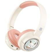 Porodo PD-STWLEP027-PK Soundtec Moose Wireless On Ear Kids Headphones Pink