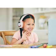 Porodo PD-STWLEP028-BGOG Soundtec Wireless On Ear Kids Headphones Beige/Orange
