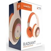 Porodo PD-STWLEP028-BGOG Soundtec Wireless On Ear Kids Headphones Beige/Orange