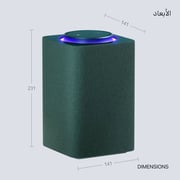 Yasmina Mini AI Enabled Smart Bluetooth Speaker Green