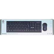 Green Lion Wireless Keyboard/Mouse Combo Black
