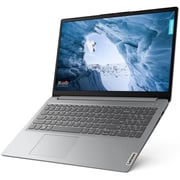 Lenovo IdeaPad 1 15IJL7 (2024) Laptop - Intel Celeron N4500 / 15.6inch HD / 128GB SSD / 4GB RAM / Shared Intel UHD Graphics / Windows 11 Home / English & Arabic Keyboard / Cloud Grey / Middle East Version - [82LX00C7AD]