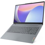 Lenovo IdeaPad Slim3 15IAH8 (2024) Laptop - 12th Gen / Intel Core i5-12450H / 15.6inch FHD / 512GB SSD / 8GB RAM / Shared Intel UHD Graphics / Windows 11 Home / English & Arabic Keyboard / Arctic Grey / Middle East Version - [83ER00K5AD]