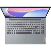 Lenovo IdeaPad Slim3 15IAH8 (2024) Laptop - 12th Gen / Intel Core i5-12450H / 15.6inch FHD / 512GB SSD / 8GB RAM / Shared Intel UHD Graphics / Windows 11 Home / English & Arabic Keyboard / Arctic Grey / Middle East Version - [83ER00K5AD]