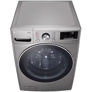 LG 21 kg Washer with 12 Kg Dryer, Front Load washing Machine with AI DD (Intelligent Care with 18% More Fabric Protection) , Stainless Silver color,ThinQ