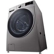 LG 21 kg Washer with 12 Kg Dryer, Front Load washing Machine with AI DD (Intelligent Care with 18% More Fabric Protection) , Stainless Silver color,ThinQ