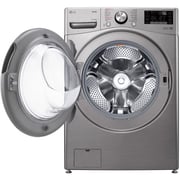 LG 21 kg Washer with 12 Kg Dryer, Front Load washing Machine with AI DD (Intelligent Care with 18% More Fabric Protection) , Stainless Silver color,ThinQ