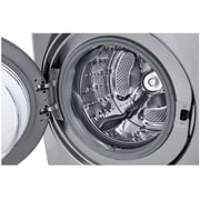 LG 21 kg Washer with 12 Kg Dryer, Front Load washing Machine with AI DD (Intelligent Care with 18% More Fabric Protection) , Stainless Silver color,ThinQ