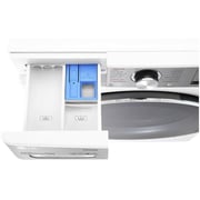 LG Capacity 12kg, Front Load, White Color, TrueSteam, 6 Motion DD, Inverter Direct Drive Motor