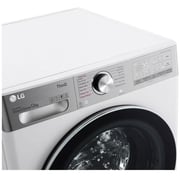 LG Capacity 12kg, Front Load, White Color, TrueSteam, 6 Motion DD, Inverter Direct Drive Motor