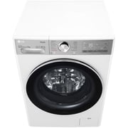 LG Capacity 12kg, Front Load, White Color, TrueSteam, 6 Motion DD, Inverter Direct Drive Motor