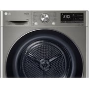 LG 2024 Dual Inverter Dryer, Sensor Dry, Allergy Care, Drum Care, ThinQ (Wi-Fi) Platinum Color