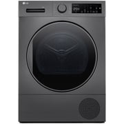 LG Front Load Heat Pump Dryer 8kg, Condenser Type, Stone Silver