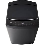 LG Top Load Washer 19kg with AI DD, Steam, Platinum Black – ThinQ Enabled